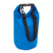 niebieski - Worek wodoodporny gumowany XL 10 litrów DRY INSIDE