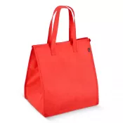 czerwony - R-PET Torba chłodząca z włókniny 33 x 25,5 x 37 cm 75 g/m²