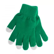 zielony - Actium rękawiczki do ekranów dotykowych