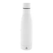 biały - Rubbar butelka ze stali nierdzewnej z recyklingu