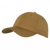 Khaki - Czapka z daszkiem 6-panelowa z technicznego poliestru Pionieer 185g/m² #3978