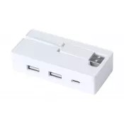 biały - Nofler hub USB RABS