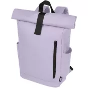 Liljowy - Byron plecak na laptopa 15,6 cala z tworzywa RPET z certyfikatem GRS z zawijanym zamknięciem, 18 l
