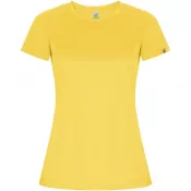 Żółty - Damska koszulka sportowa poliestrowa 135 g/m² ROLY IMOLA WOMAN 0428