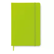 Notes A5 w okładce PU 96 kartek w linię ARCONOT LINED Limonka