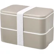 Sandstone - MIYO POP dwupoziomowe pudełko śniadaniowe 700+700 ml