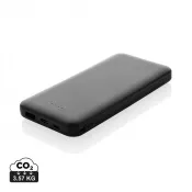 black - Power bank 10000 mAh Lockhart, zintegrowane kable