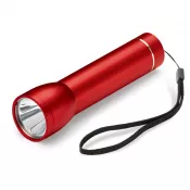 czerwony - Powerbank latarka 2200mAh
