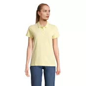 Polo damskie organiczne 170 g/m² Sol's PLANET WOMEN Jasno Żółty