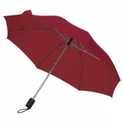 bordowy - Parasol manualny Ø81 cm LILLE