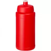 Czerwony - Bidon Baseline® Plus o pojemności 500 ml z wieczkiem sportowym