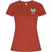 Czerwony - Damska koszulka sportowa poliestrowa 135 g/m² ROLY IMOLA WOMAN 0428