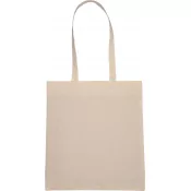 Torba z bawełny organicznej z długimi uszami i szerokim dnem 180 g/m2 ADAM
