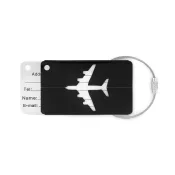 Zawieszka na bagaż aluminiowa FLY TAG Czarny