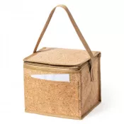 brązowy - Korkowa torba termoizolacyjna