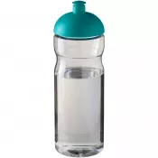 Błękitny-Przezroczysty - Bidon H2O Base® o pojemności 650 ml z wypukłym wieczkiem