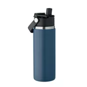 Butelka termiczna ze słomką 500 ml SUMA GRIP Francuski Granat