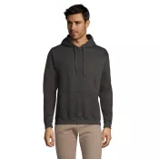 Bluza unisex z kapturem 280 g/m² Sol's SNAKE Charcoal Melange