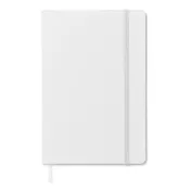 Notes A6 w okładce z PU 96 kartek w linię NOTELUX Bialy
