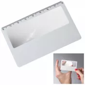 biały - Szkło powiększające w kształcie karty kredytowej POSEN