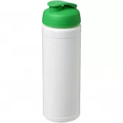 Biały-Zielony - Bidon Baseline® Plus o pojemności 750 ml z wieczkiem zaciskowym