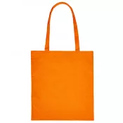 pomarańczowy - Torba bawełniana 140 g/m², 38 x 42 cm, płaska