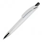 biało / czarny - Długopis RIva w mocnym kolorze