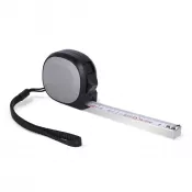 czarno / szary - MeasureMate measuring tape 5M