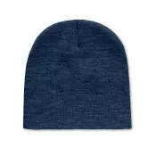 Czapka zimowa unisex z dzianiny RPET MARCO RPET Niebieski