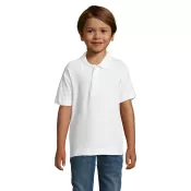 Polo dziecięce piqué 170 g/m² Sol's SUMMER II KIDS Bialy