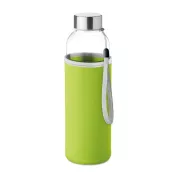 Butelka szklana 500 ml w neoprenowym etui UTAH GLASS Limonka