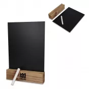 Tablica kredowa na drewnianym stojaku