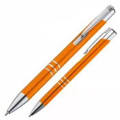 pomarańczowy - Długopis metalowy ASCOT
