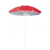 czerwony - Parasol plażowy ø150 cm Taner
