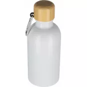 biały - Butelka metalowa 400 ml MARILYN