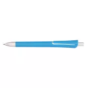 jasnoniebieski - Długopis reklamowy plastikowy OREGON z korpusem kolor
