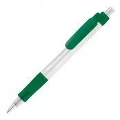 zielony  mrożony - Długopis Vegetal Pen Clear przejrzysty z PLA