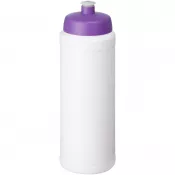 Biały-Fioletowy - Bidon Baseline® Plus o pojemności 750 ml ze sportowym wieczkiem i uchwytem