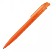 pomarańczowy - Miękki w dotyku długopis Atlas