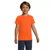 Koszulka sportowa dziecięca 140 g/m² Sol's SPORTY KIDS Neonowy Pomarańczowy
