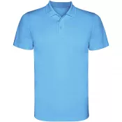 Turkusowy - Sportowa koszulka polo z poliestru 150 g/m² ROLY MONZHA 0404