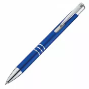 niebieski - Długopis metalowy anodyzowany