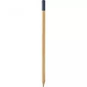 Granatowy - Ołówek z kolorową końcówką