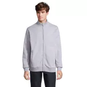 Bluza unisex rozpinana z kieszeniami Sol's COOPER Szary Melanż 2