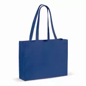 niebieski - Torba z bawełny z recyklingu z dnem 140g/m² 49x14x37cm