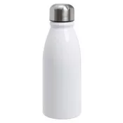 biały - Aluminiowa butelka FANCY 500 ml