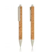 Natural - Długopis z korka i włókien pszenicy
