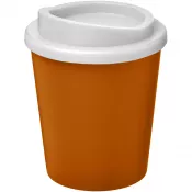 Biały-Pomarańczowy - Kubek termiczny z plastiku 250 ml dowolny mix kolorów