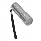 srebrny - Latarka LED