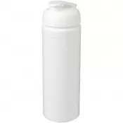Biały - Bidon Baseline® Plus o pojemności 750 ml z wieczkiem zaciskowym i uchwytem